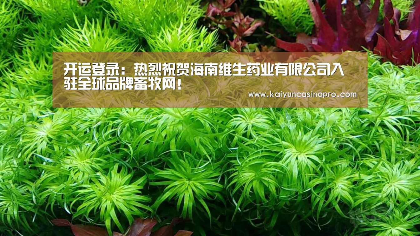 开运登录:热烈祝贺海南维生药业有限公司入驻全球品牌畜牧网!(图2) 开运APP